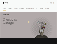 Tablet Screenshot of creativesgarage.org